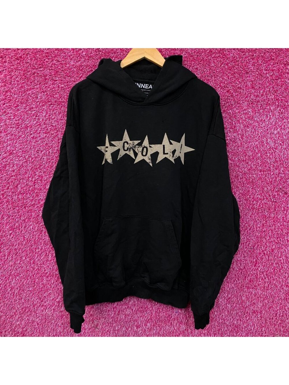 Finneas FCOL! Star Graphic Pullover Hoodie Large